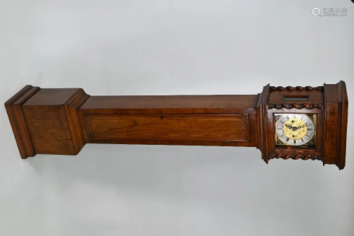 A diminutive eight-day longcase clock