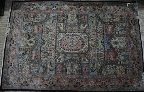 A Persian tile design Quom carpet