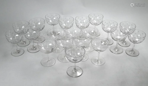 Champagne saucers