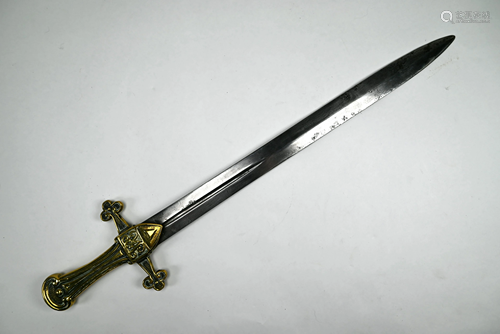 A Victorian bandsman's sword