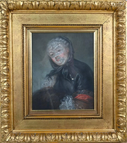 Victorian school - Portrait of an old lady