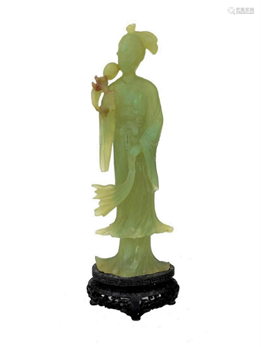 Chinese Hand Carved Jade Sculpture