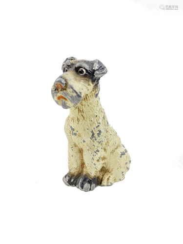 Patinated Austrian Bronze Dog