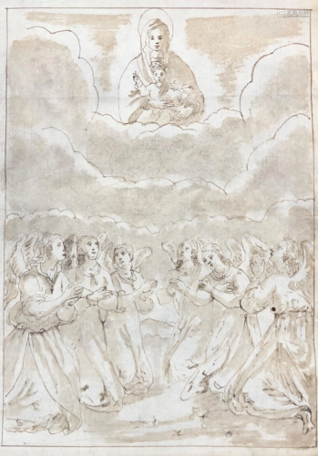 Mystery Artist. Italian/ French Old Master Drawing