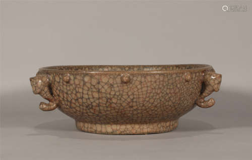 A CHINESE GE YAO PORCELAIN BOWL