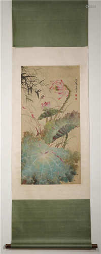 A CHINESE VERTICAL PAINTING SCROLL