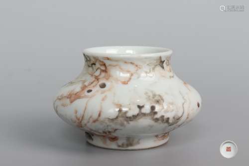 chinese stone-imitation glazed water pot