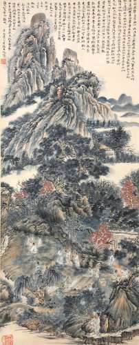 chinese shi tao's landscape painting