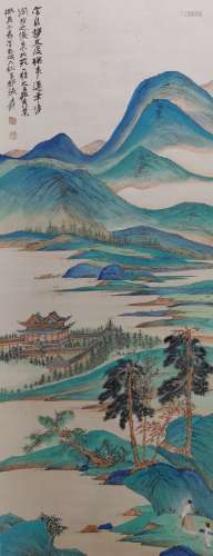 chinese Zhang Daqian's landscape painting