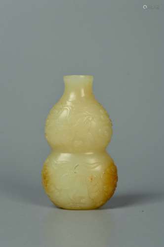 chinese jade double gourd