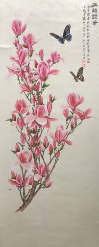 chines tao lengyue's flower painting