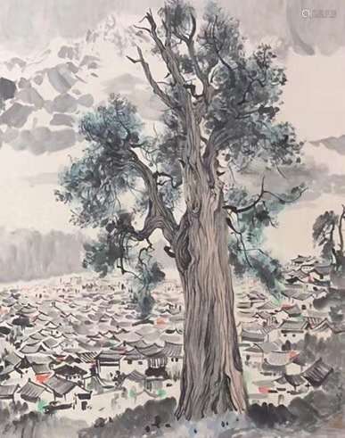 chinese Wu Guanzhong's painting