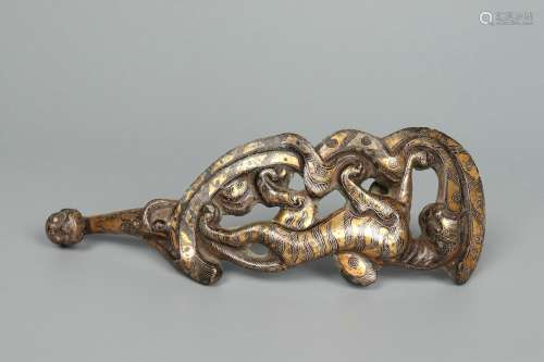 chinese bronze buckle