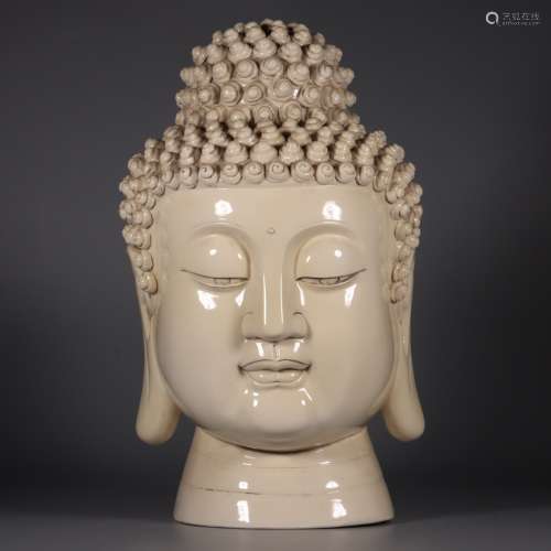 chinese porcelain buddha's head