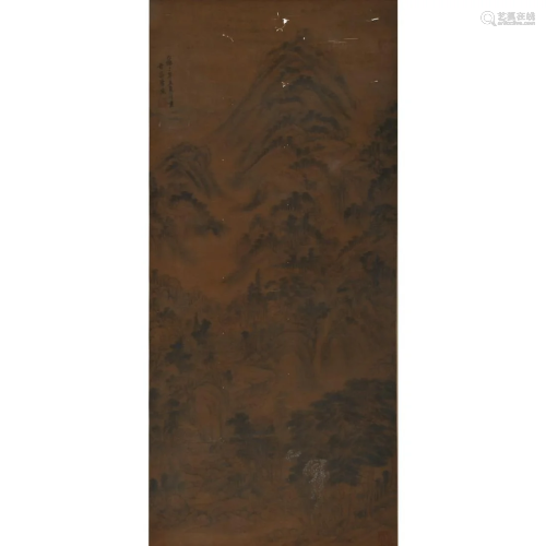 A Tang Painting of Autumn Mountain.