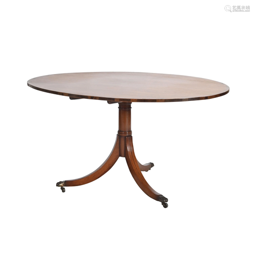 George IV Oval Tilt-Top Breakfast Table.