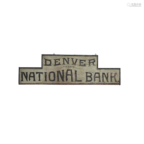 Antique Signage: Denver National Bank.