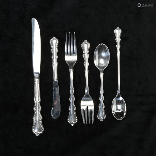 International Sterling Flatware Set.