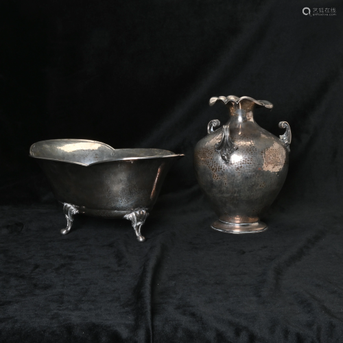 Two Norwegian .830 and .800 Silver Table Articles