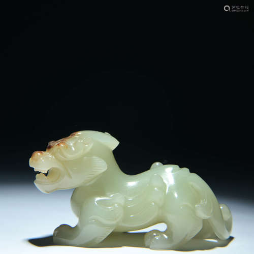 A Carved Jade Beast