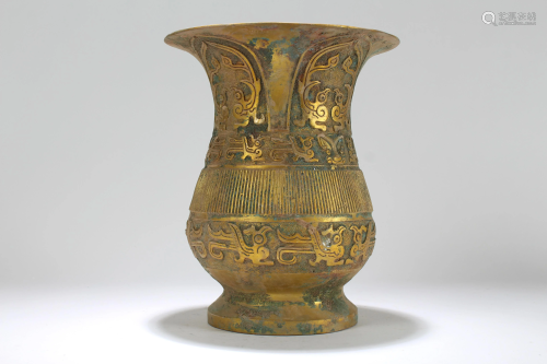 Chinese Ancient-framing Bronze Vessel