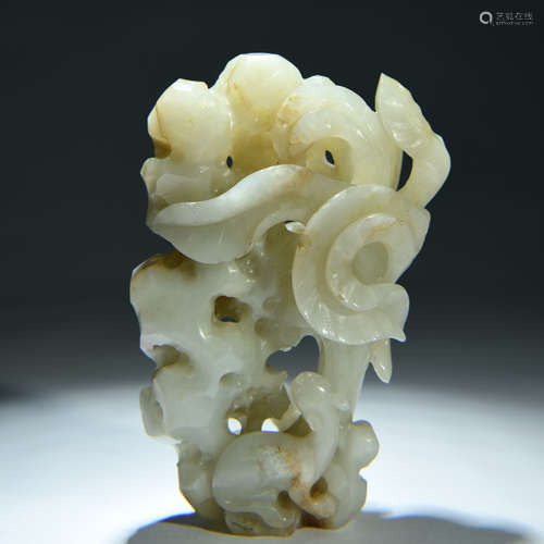 A Carved Jade Animal Ornament