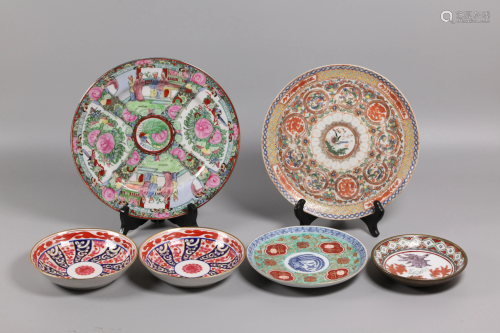 6 Chinese/Japanese porcelain plates