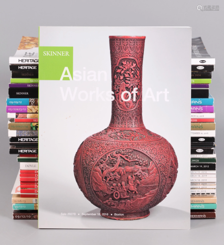 group of 32 Asian art auction catalogs