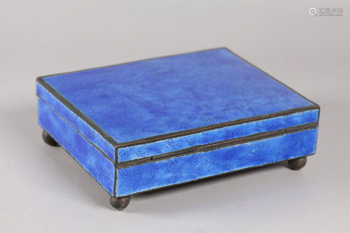 Chinese enamel box, possibly Republican period