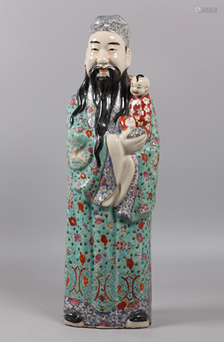 Chinese porcelain figure, possibly 19th c.