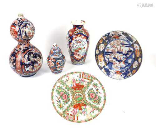 Collection of Asian and other ceramics, including Imari, Eur...
