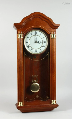 A WESTMINSTER CHIME, LONDON CLOCK CO. HANGING CL…