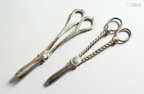 TWO PAIRS OF GRAPE SCISSORS