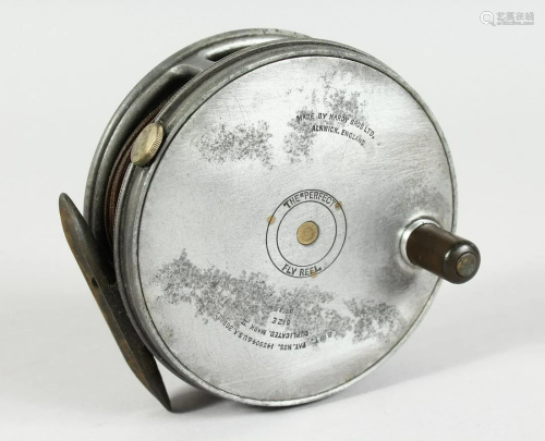 A HARDY BROS LTD. THE 'PERFECT' FLY REEL, 3 7/8 ins.