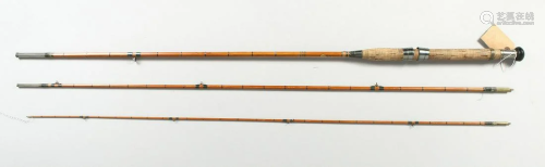 C. PLAYFAIR & CO. A FOUR PIECE SALMON ROD with