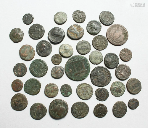 A SMALL QUANTITY OF EARLY ROMAN AND GREEK CLASSIC