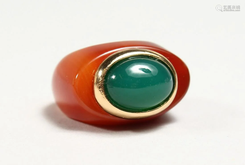 A DESIGNER JADE RING