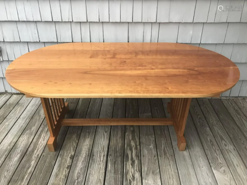 Stickley Style Cherry Dining Table