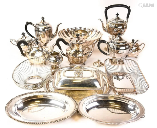 Antique & Vintage Silver Plate Lot