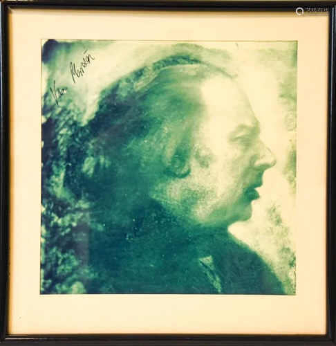 Framed & Signed Van Morrison Photograph