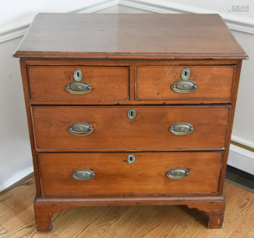 Antique Late 18th C English Chest of Drawers