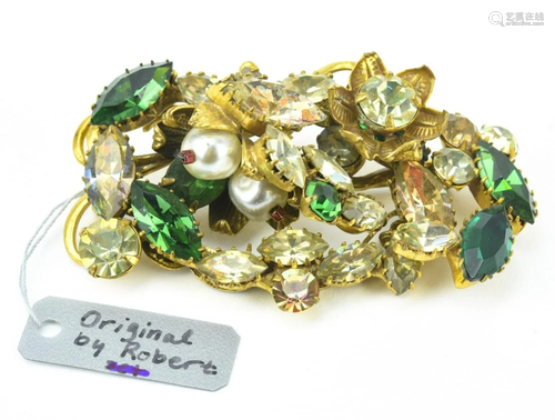 Vintage Costume Jewelry Brooch Original By Robert