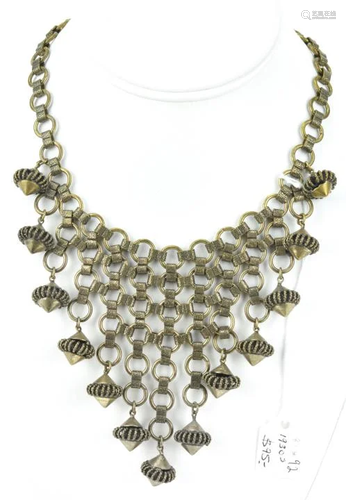 Antique 1930s Bib Fringe Necklace