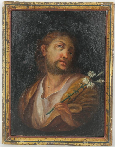 European School Old Master Portrait of Jesus