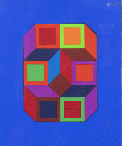 Collage, Victor Vasarely