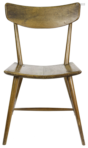 A Wharton Eshrick style Mid-Century Modern side chair,