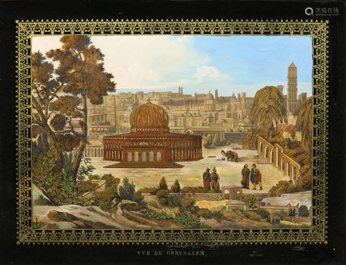 Mixed Media, View of Jerusalem