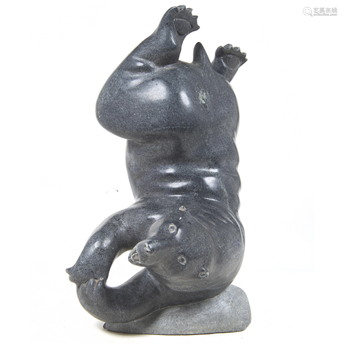 an Inuit Diving Bear attributed to Nutaraaluk Iyaituk