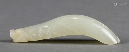 Chinese white jade pendant