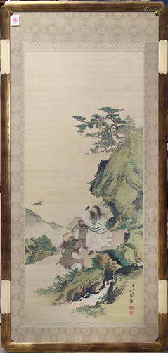 Painting of Jimmu Tenno, Attributed to Hagio Kyuko